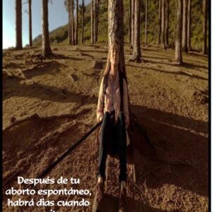 Woman Alone in Forest-Spanish