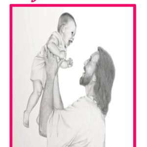 Jesus Holding Laughing Baby-Mommy